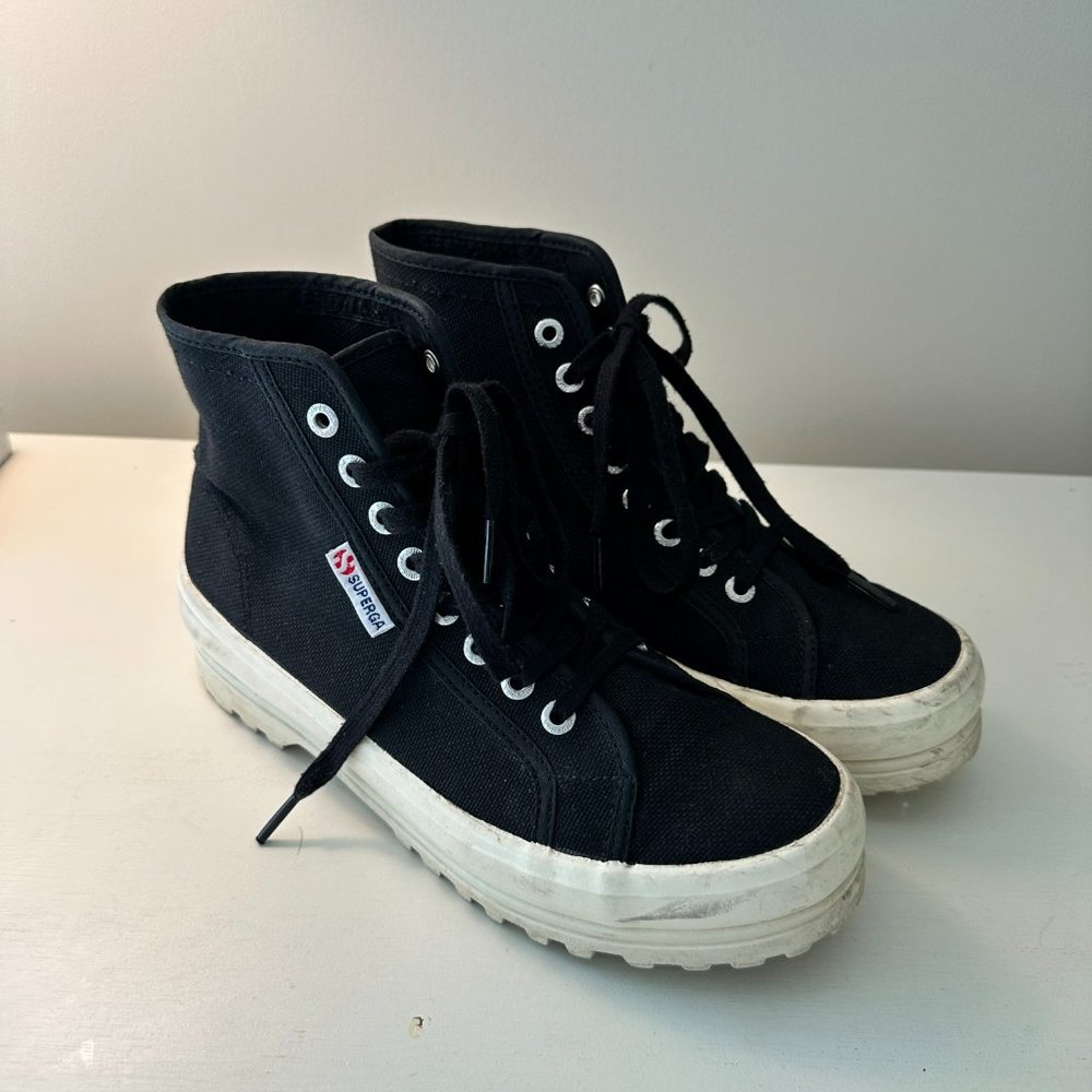 Superga Alpina Platform High-Top Sneakers